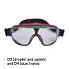 image3M Goggle Gear Clear Scotchgard AntiFog Lens Neoprene Strap One Size 1 Pair