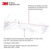 image3M Safety Glasses Virtua 11228 Pack of 100 ANSI Z87 Unisex Clear Lens Clear Frame Economical Eyewear Option Lightweight UVA UVB UVCPack of 1