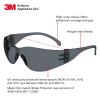 image3M Safety Glasses Virtua 11228 Pack of 100 ANSI Z87 Unisex Clear Lens Clear Frame Economical Eyewear Option Lightweight UVA UVB UVCPack of 20