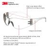 image3M Safety Glasses Virtua 11228 Pack of 100 ANSI Z87 Unisex Clear Lens Clear Frame Economical Eyewear Option Lightweight UVA UVB UVCPack of 20