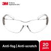 image3M Safety Glasses Virtua 11228 Pack of 100 ANSI Z87 Unisex Clear Lens Clear Frame Economical Eyewear Option Lightweight UVA UVB UVCPack of 20