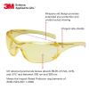 image3M Safety Glasses Virtua AP 20 Pack ANSI Z87 Gray Hard Coat Lens Gray Frame Side ShieldsAmber Lens  Amber Frame