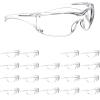 image3M Safety Glasses Virtua AP 20 Pack ANSI Z87 Gray Hard Coat Lens Gray Frame Side ShieldsClear Lens  Clear Frame