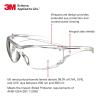 image3M Safety Glasses Virtua AP 20 Pack ANSI Z87 Gray Hard Coat Lens Gray Frame Side ShieldsClear Lens  Clear Frame