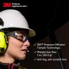 image3M Safety Glasses for Men and Women SecureFit 400 1 Pair Z87 AntiFog AntiScratch Clear Lens GreenBlack Frame Polycarbonate UV Protection Flexible Temples Removable Foam GasketClear Lens  BlueGray Frame With Gasket