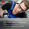 image3M Safety Glasses for Men and Women SecureFit 400 1 Pair Z87 AntiFog AntiScratch Clear Lens GreenBlack Frame Polycarbonate UV Protection Flexible Temples Removable Foam GasketIO Mirror Lens  GreenBlack Frame With Gasket