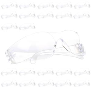 image3M Safety Glasses Virtua 11228 Pack of 100 ANSI Z87 Unisex Clear Lens Clear Frame Economical Eyewear Option Lightweight UVA UVB UVCPack of 100