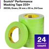 imageScotch Brand Performance Masking Tape 233 46334 Flexible Moisture Resistant Green Color 18 mm x 55 mm Automotive Masking Tape24 mm x 55 m