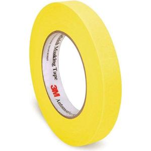 image3M Automotive Refinish Masking Tape 06653 388N Yellow Color Water Resistant MultiPurpose 24 mm x 55 m18 mm x 55 m