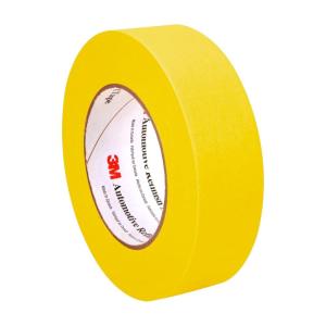 image3M Automotive Refinish Masking Tape 388N 06654 36 mm x 55 m Yellow Crepe Backing Moisture Resistant MultiPurpose36 mm x 55 m