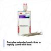 image3M Panel Bonding Adhesive 08116 OEM Recommended TwoPart Epoxy 200 ml675 fl oz Cartridge  BlackBlack