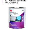 image3M Platinum Select Filler 31131 Lightweight Stain Free Tack Free Creamy Formula 1 gallon 3 fl ozPack of 1