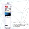 image3M Urethane Seam Sealer 08361 Gray Color High Solids Permanently Flexible 310 mL105 fl oz Foil PackWhite