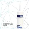 image3M AllAround Autobody Sealant 08500 MediumBodied WaterBased QuickDrying 110 gal10 fl oz Cartridge  White