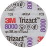 image3M Trizact 8000 Grade Hookit Foam Backed Abrasive Disc 30805 5 in Paint Finishing Ultrafine Sanding Micro Scratch Removal15 DiscsCarton8000  3 IN