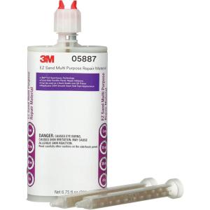 image3M EZ Sand Multi Purpose Repair Material 05887 ReadyToUse TwoPart Epoxy Finishing Adhesive 200 mL675 fl oz Cartridge200 ml