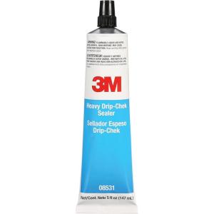 image3M Heavy DripChek Sealer 08531 HeavyBased WeatherResistant NonSagging 5 oz Tube  Black