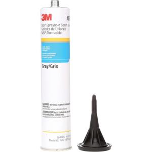 image3M MSP Sprayable Seam Sealer 08374 Gray Color Convenient HighPerformance EasyToApply 105 FL OZ Cartridge