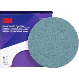 imageTrizact 3M Trizact Hookit Foam Disc 30362 3 in P5000 15 discs per carton  blue