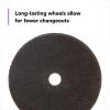 image3M Cubitron II CutOff Wheel 33455 3 in 0625 in x 38 in 5 Pack High Performance Fast Cutting Long Lasting