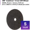 image3M Cubitron II CutOff Wheel 33455 3 in 0625 in x 38 in 5 Pack High Performance Fast Cutting Long Lasting
