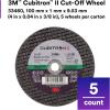 image3M Cubitron II CutOff Wheel 33460 4 in 004 in x 38 in 5 Pack High Performance Fast Cutting Long Lasting
