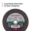 image3M Cubitron II CutOff Wheel 33460 4 in 004 in x 38 in 5 Pack High Performance Fast Cutting Long Lasting