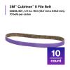 image3M Cubitron II File Belt 33446 80 Grit 12 in x 18 in File Belts Resin Bonded Spot Weld Removal Pack of 1012 in x 18 in Pack of 2
