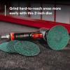 image3M Green Corps Roloc Disc 36525 40 Grit 2 in Pack of 25 Heavy Duty Quick Change Discs for Grinding Coating Removal Fast Cutting