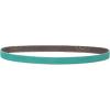 image3M Green Corps Abrasive File Belt 36516 40 Grit 12 in x 18 in Pack of 20 Belts Resin Bonded Spot Weld Removal