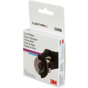 image3M Cubitron II CutOff Wheel 33456 High Performance Fast Cutting Long Lasting 3 in x 04 in x 38 in WheelsCarton