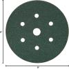 image3M Green Corps Hookit Sanding Discs 01545 No Hole 5 in 40 Grade Pack of 100 Production Discs for Coating Removal Metal Surfaces Auto Sanding6