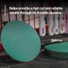 image3M Green Corps Hookit Sanding Discs 01545 No Hole 5 in 40 Grade Pack of 100 Production Discs for Coating Removal Metal Surfaces Auto Sanding8