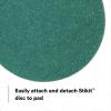 image3M Green Corps Stikit Sheet 02230 234 in x 16 12 in 80 Grade Pack of 100 Production Sheets for Coating Removal Metal Surfaces Auto SandingDisc