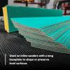 image3M Green Corps Stikit Sheet 02230 234 in x 16 12 in 80 Grade Pack of 100 Production Sheets for Coating Removal Metal Surfaces Auto SandingSheet