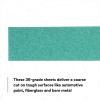 image3M Green Corps Stikit Sheet 02230 234 in x 16 12 in 80 Grade Pack of 100 Production Sheets for Coating Removal Metal Surfaces Auto SandingSheet
