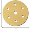 image3M Hookit Gold Disc 236U 00983 6 in P80 Grade 100 Discs Hook and Loop Rough Feather Edge for Automotive6