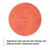 image3M Hookit Red Abrasive Sanding Discs 01219 No Hole 6 in 320 Grade Pack of 50 Discs for Auto Sanding Primer Sanding ECoat Sanding