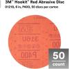 image3M Hookit Red Abrasive Sanding Discs 01219 No Hole 6 in 320 Grade Pack of 50 Discs for Auto Sanding Primer Sanding ECoat Sanding