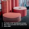 image3M Hookit Red Abrasive Sanding Discs 01219 No Hole 6 in 320 Grade Pack of 50 Discs for Auto Sanding Primer Sanding ECoat Sanding