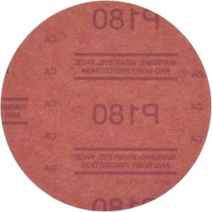 image3M Hookit Red Abrasive Disc 01677 8 in 80 Grit No Hole Pack of 25 for Auto Sanding Primer Sanding ECoat SandingGrade P180