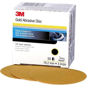 image3M Hookit Gold Disc 216U 00916 3 in P500 Grade 50 Discs Automotive Abrasive Discs Packaging May Vary3