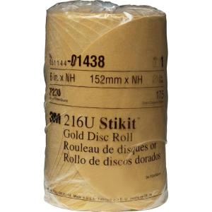 image3M Stikit Gold Disc Roll 01438 6 in P220 175 discs per roll