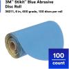image3M Stikit Blue Abrasive Disc Roll 36202 No Hole 6 in 80 Grade Pack of 50 Automotive Sanding Discs for Coating Removal Body Repair Auto Sanding Primer SandingNoHole Disc
