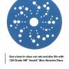image3M Stikit Blue Abrasive Disc Roll 36202 No Hole 6 in 80 Grade Pack of 50 Automotive Sanding Discs for Coating Removal Body Repair Auto Sanding Primer SandingMultiHole Disc