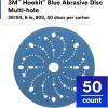 image3M Stikit Blue Abrasive Disc Roll 36202 No Hole 6 in 80 Grade Pack of 50 Automotive Sanding Discs for Coating Removal Body Repair Auto Sanding Primer SandingMultiHole Disc