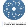image3M Stikit Blue Abrasive Disc Roll 36202 No Hole 6 in 80 Grade Pack of 50 Automotive Sanding Discs for Coating Removal Body Repair Auto Sanding Primer SandingMultiHole Disc