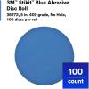 image3M Stikit Blue Abrasive Disc Roll 36202 No Hole 6 in 80 Grade Pack of 50 Automotive Sanding Discs for Coating Removal Body Repair Auto Sanding Primer SandingNoHole Disc