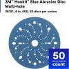 image3M Stikit Blue Abrasive Disc Roll 36202 No Hole 6 in 80 Grade Pack of 50 Automotive Sanding Discs for Coating Removal Body Repair Auto Sanding Primer SandingMultiHole Disc