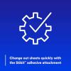 image3M Stikit Blue Abrasive Disc Roll 36202 No Hole 6 in 80 Grade Pack of 50 Automotive Sanding Discs for Coating Removal Body Repair Auto Sanding Primer SandingNoHole Sheet